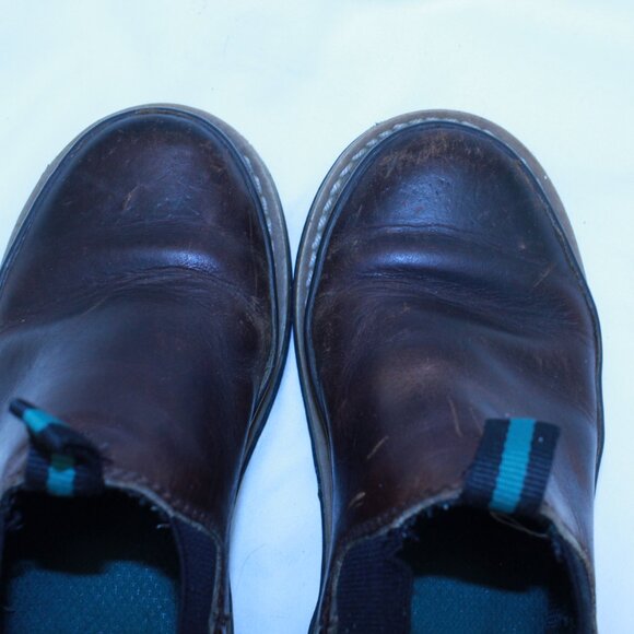 Georgia Romeo Kids Size 5M Brown Leather ROMEO Low Chelsea Pull On Work Boots - Picture 13 of 16